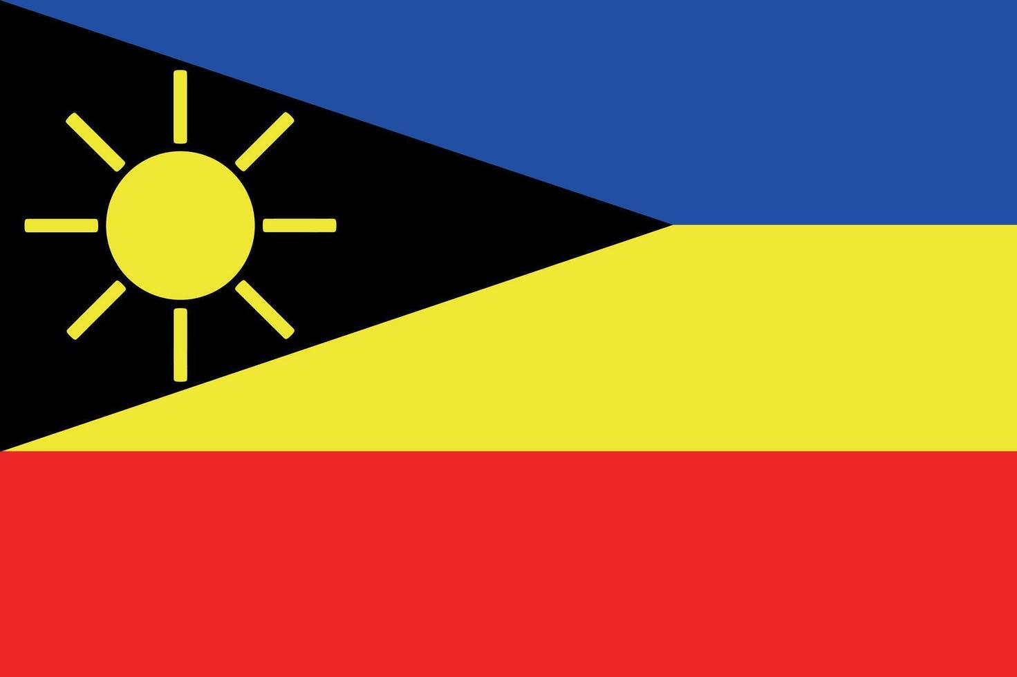 the of a Flag of Molodohvardiysk vector