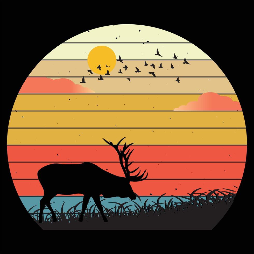 Hunting Lover t Shirt design vector