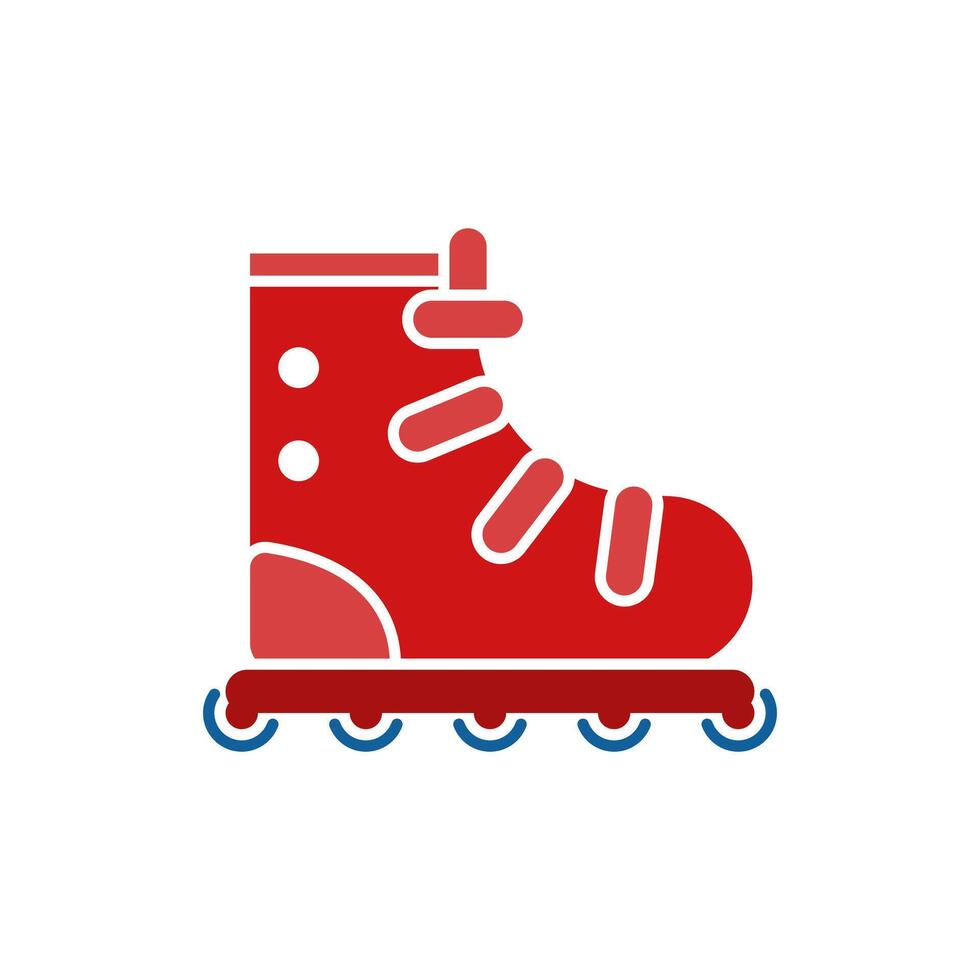 Roller skate icon illustration vector