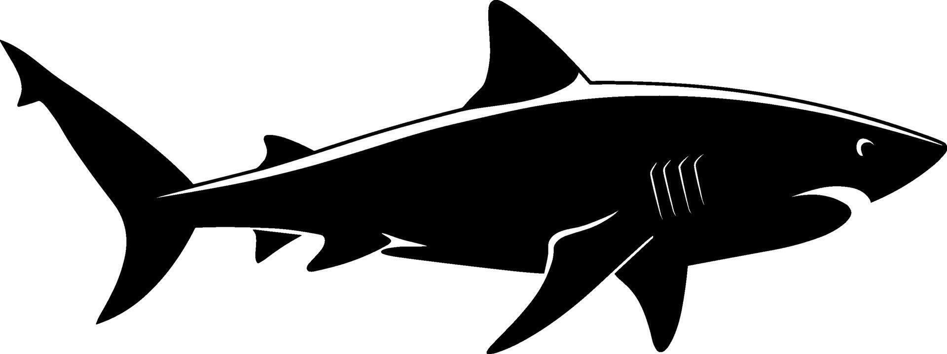 Shark with Mouth Open vector