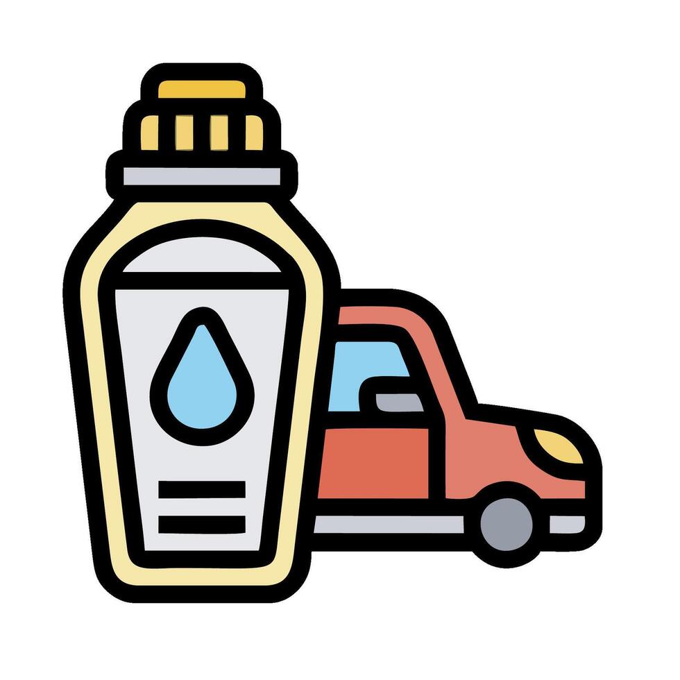 Car and car wash, car wash icon illustration vector