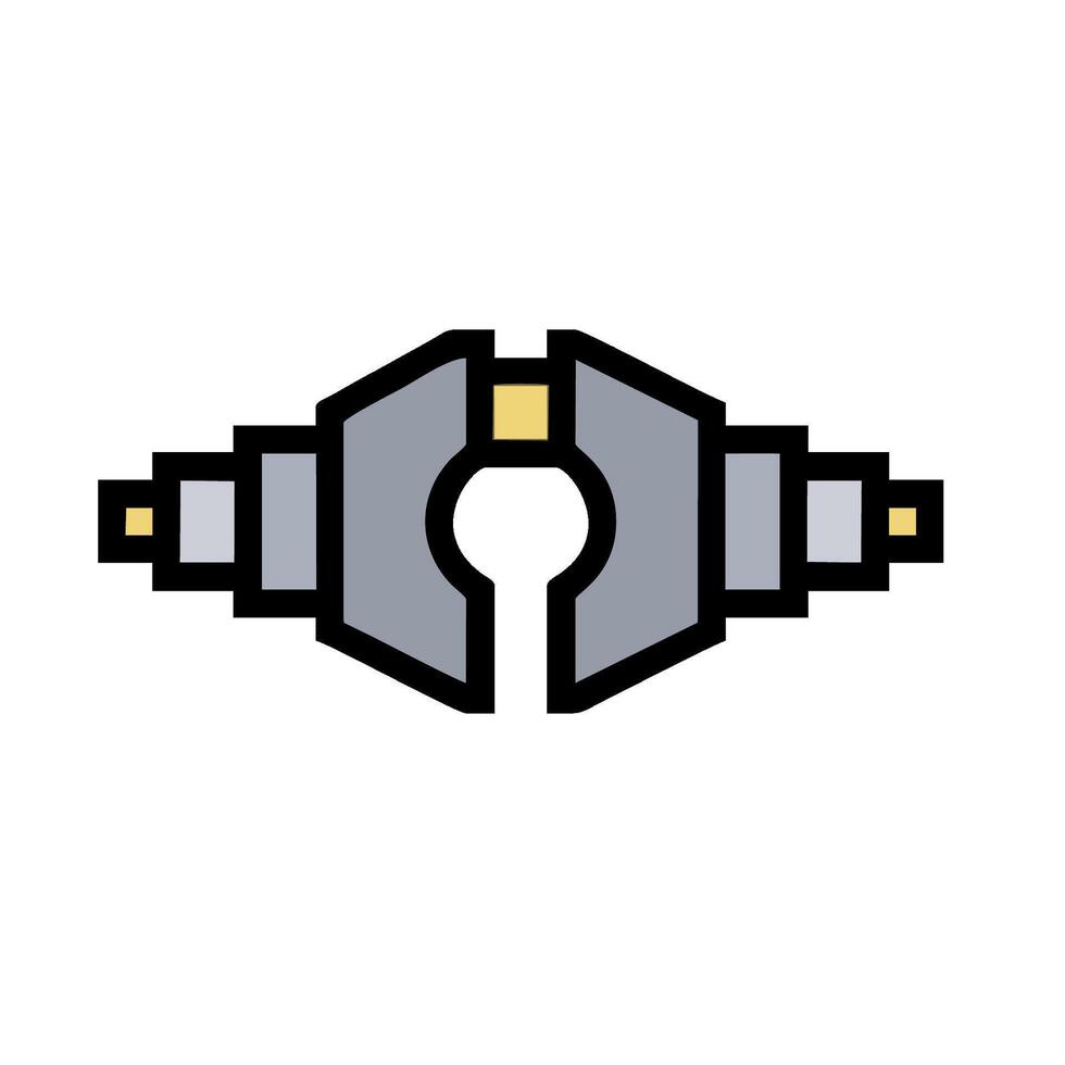 A small icon of a wrench on a white background vector