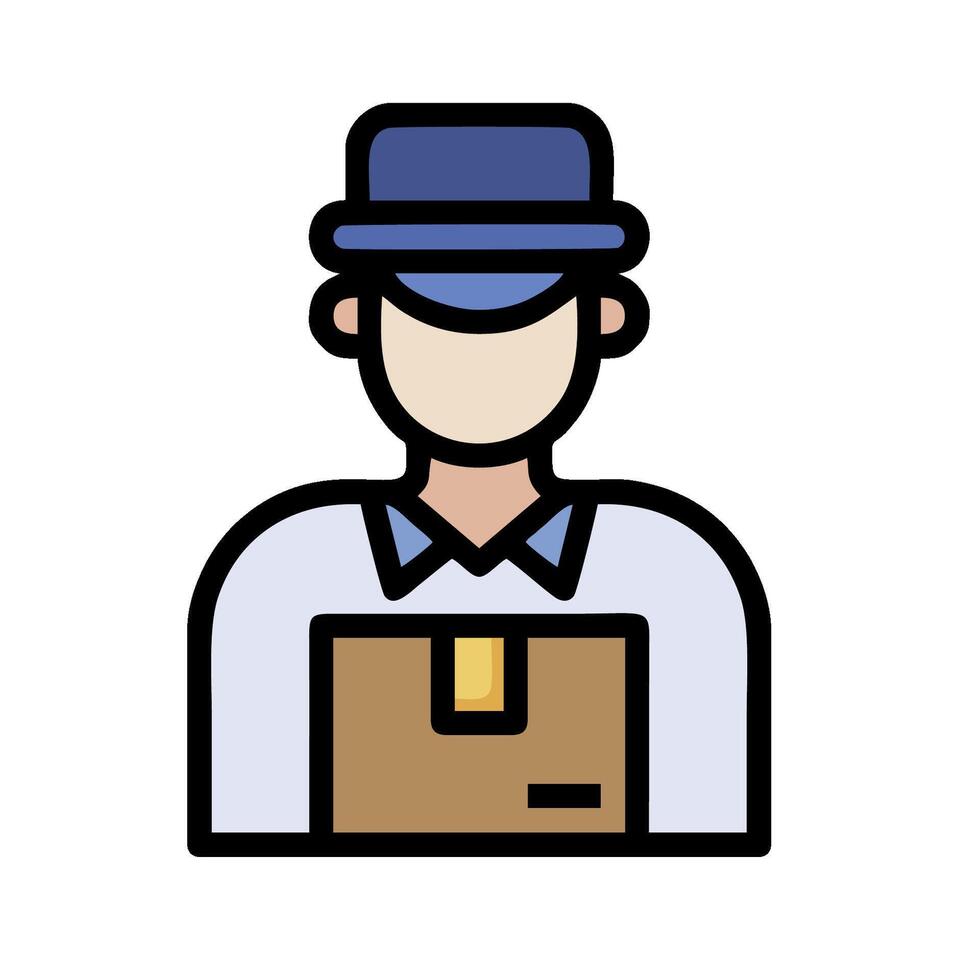 A man in a hat and a top hat icon vector