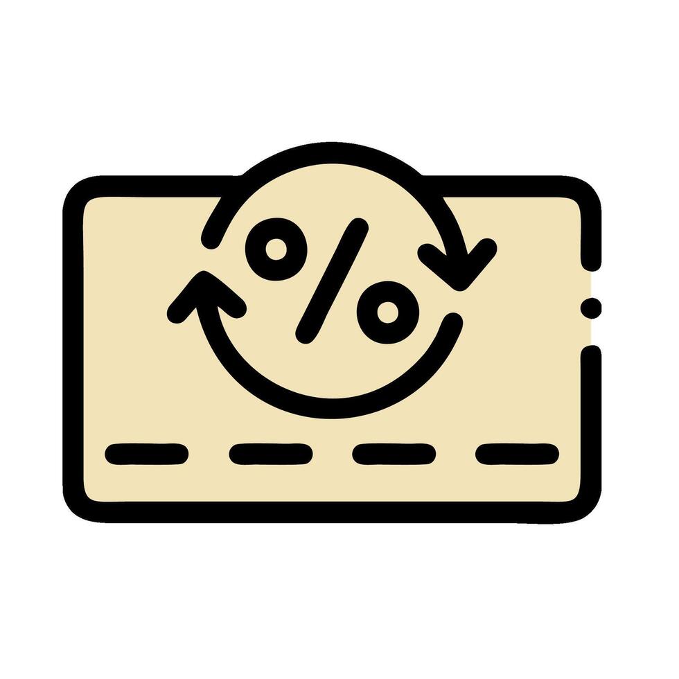 A black and white icon of a credit card vector