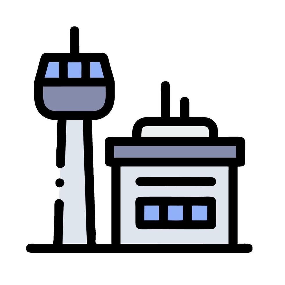Airport icon illustration vector