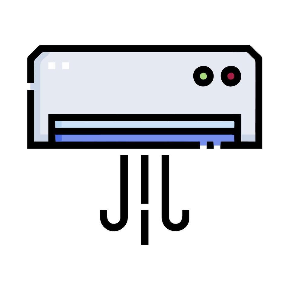 Air conditioner icon illustration vector