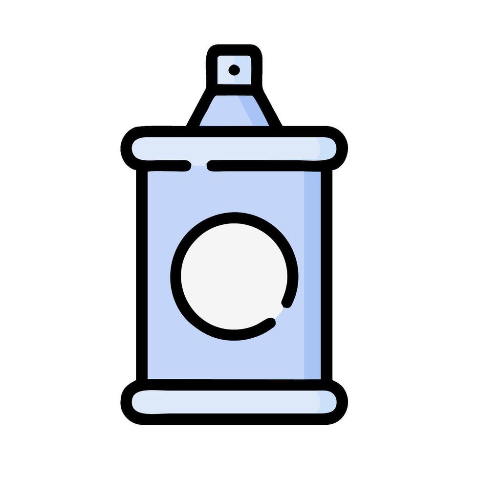 A can of spray paint on a white background vector
