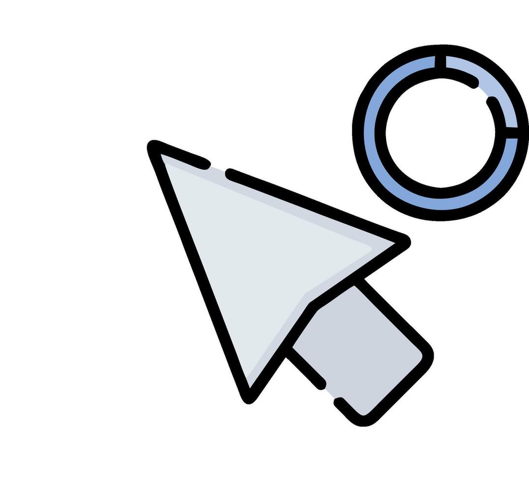 A mouse cursor is pointing to a ring vector