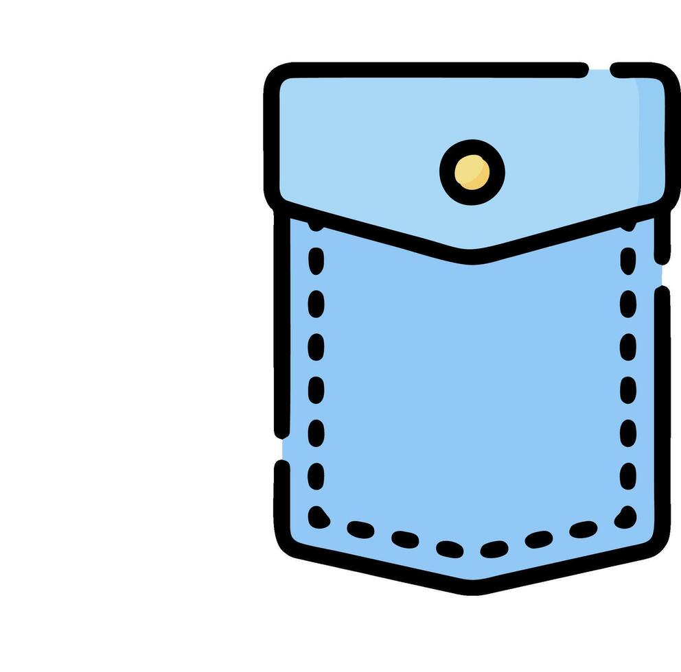 Pocket icon illustration design vector