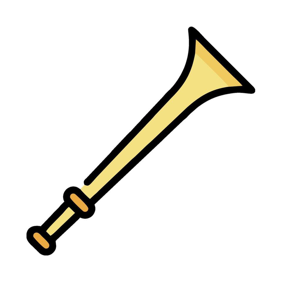 A trumpet icon on a white background vector