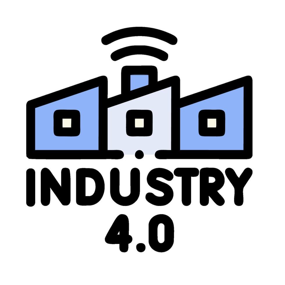Industry 4 0 logo vector