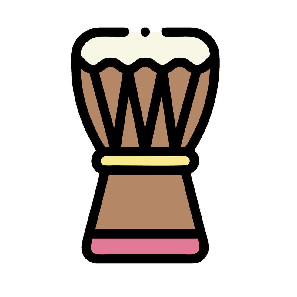 A drum icon on a white background vector
