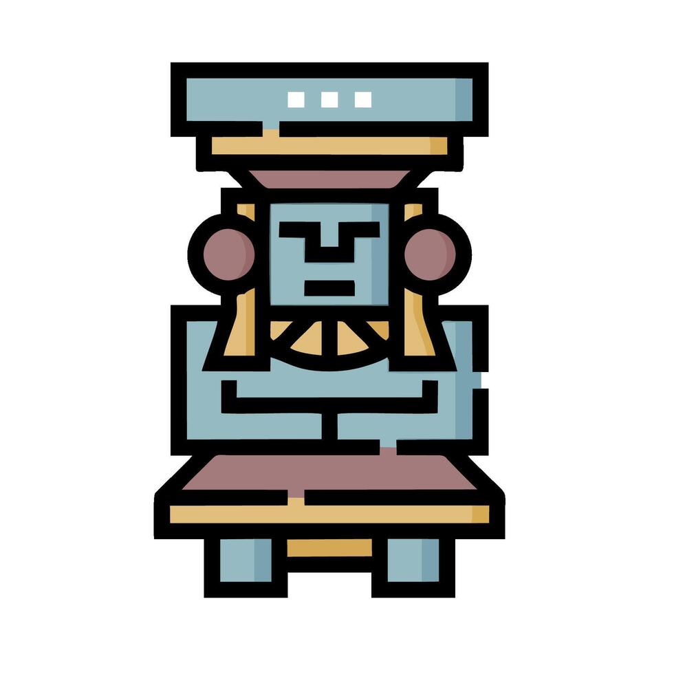 An icon of a man in a hat with a hat on vector