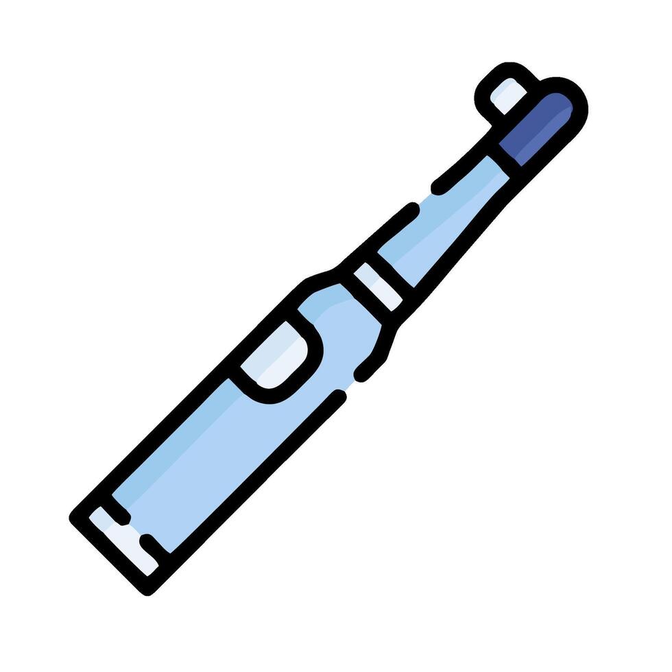 An electric toothbrush icon on a white background vector