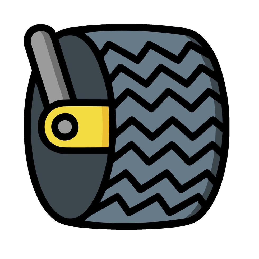 Tire wheel icon illustration design vector