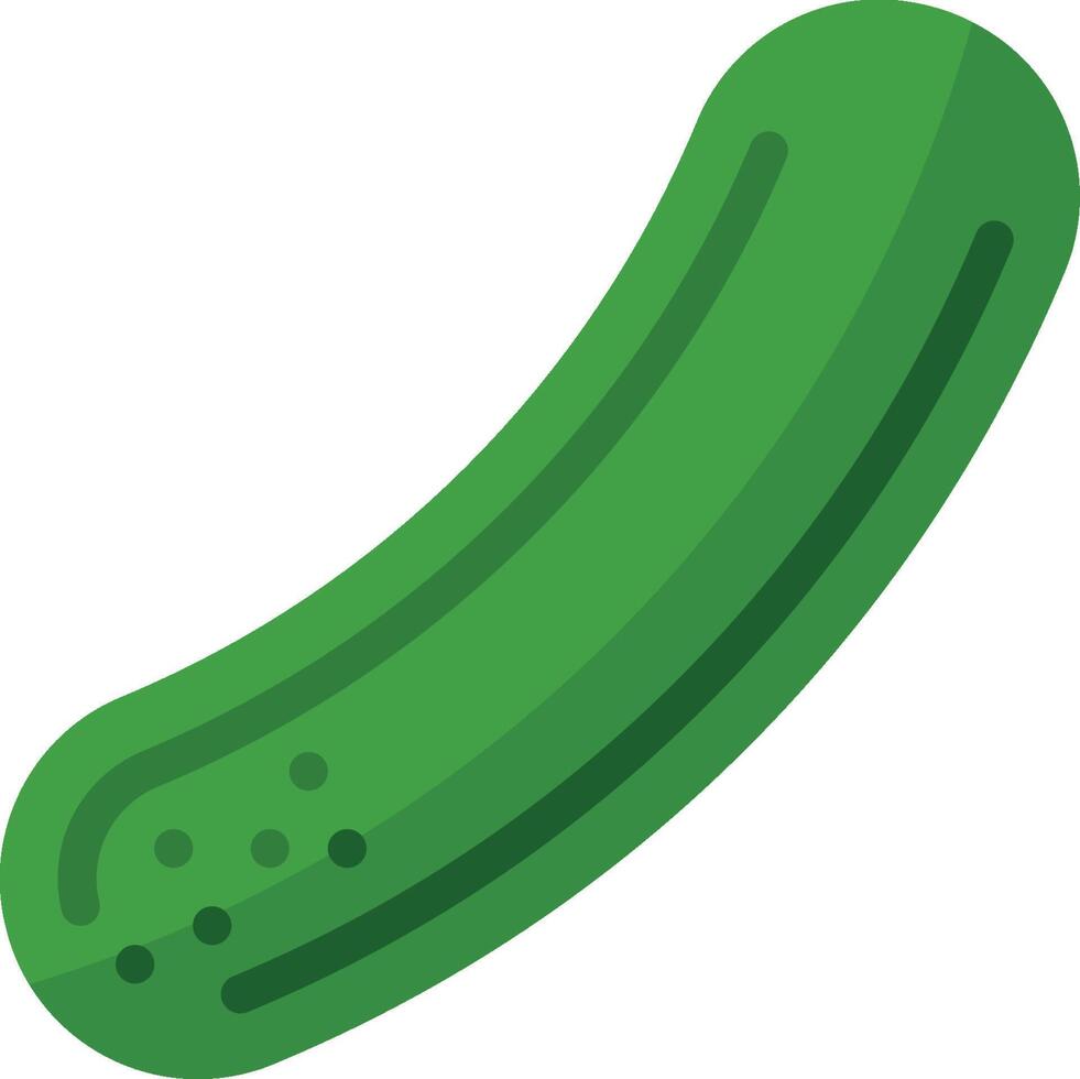 A pickle is shown on a white background vector