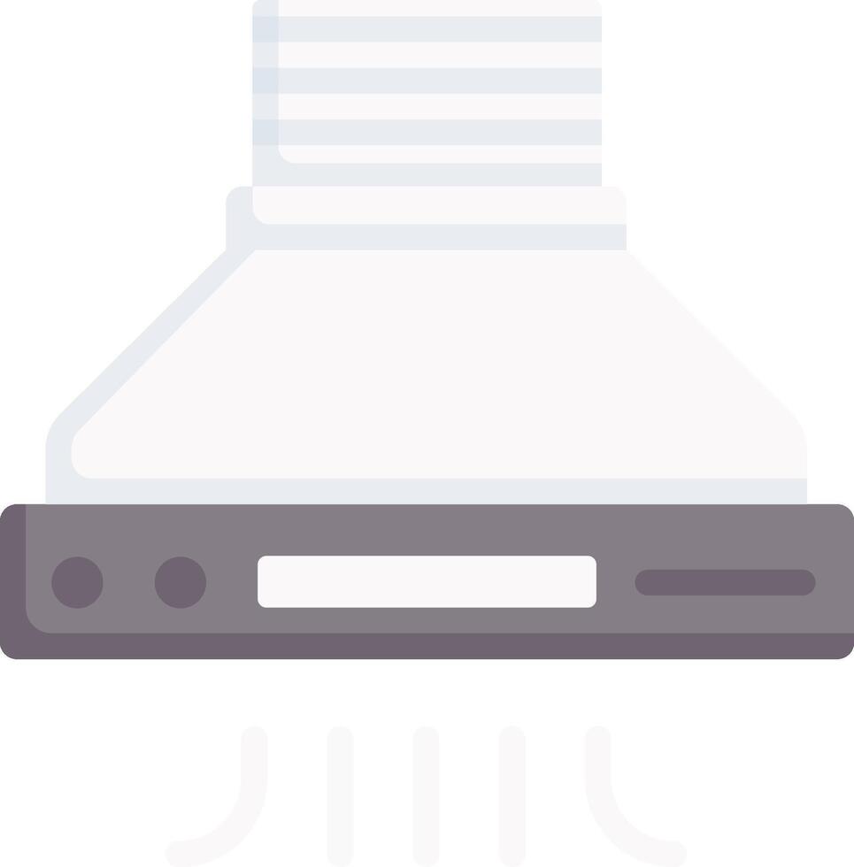 A kitchen appliance with a white light bulb vector