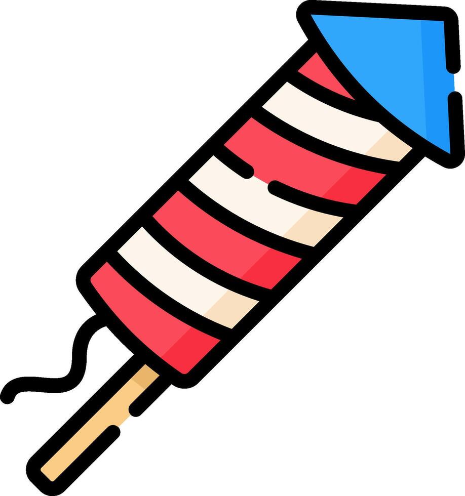 Fireworks illustration design vector