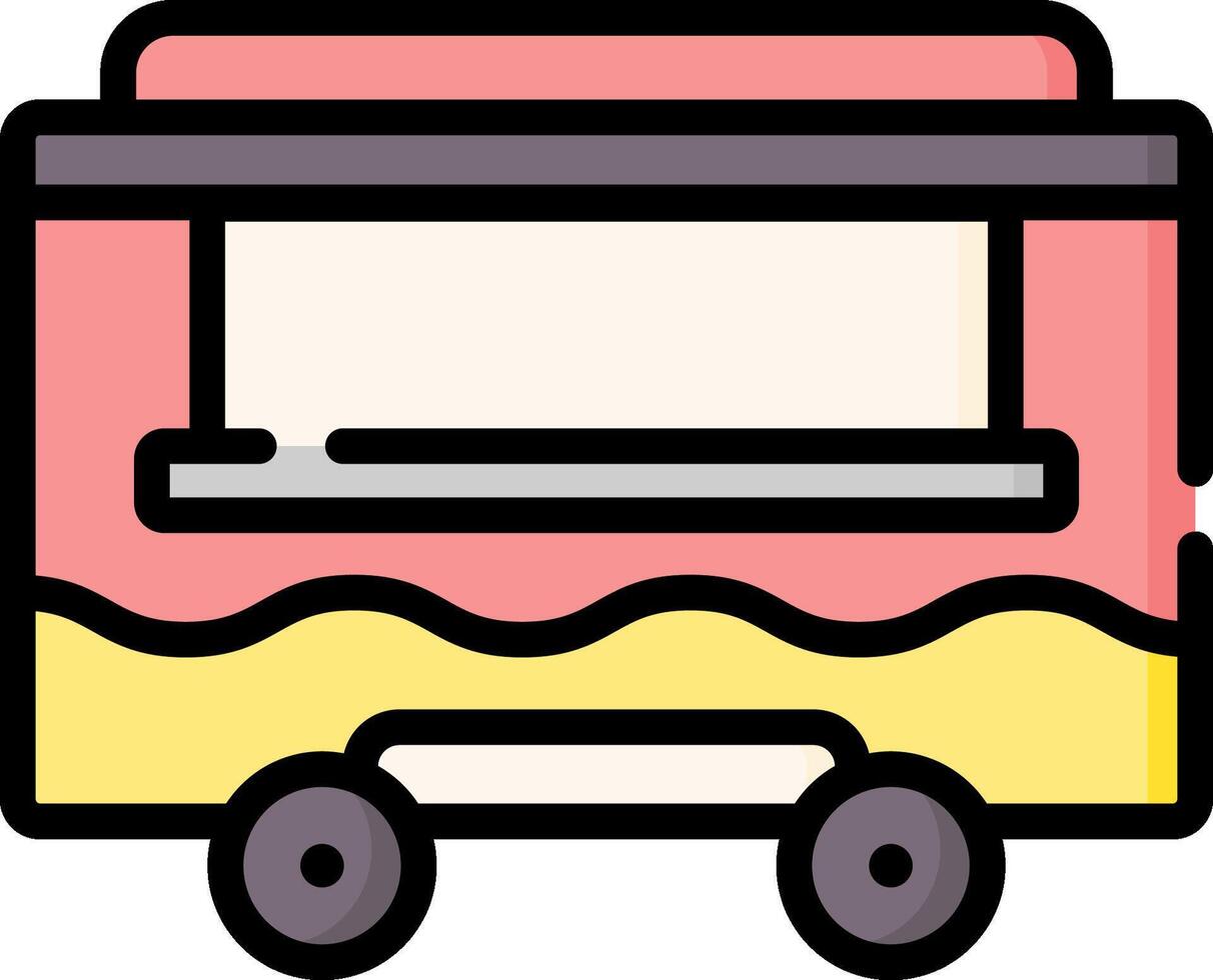 Food truck icon illustration vector