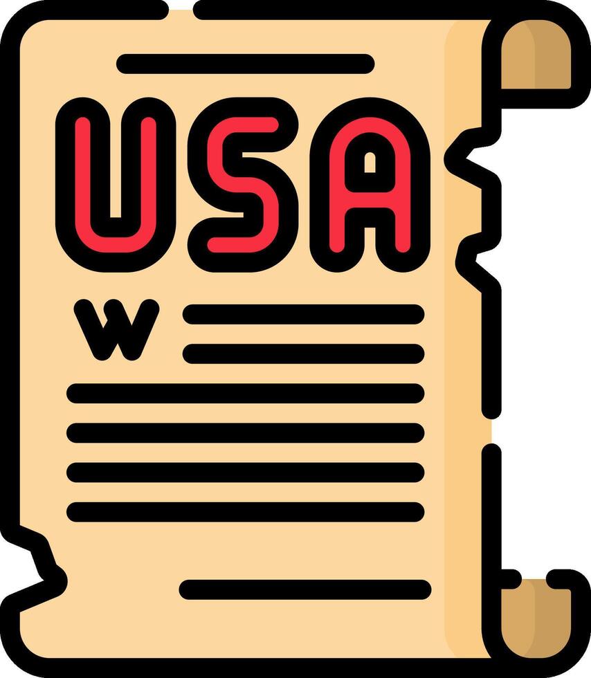 Usa world icon vector