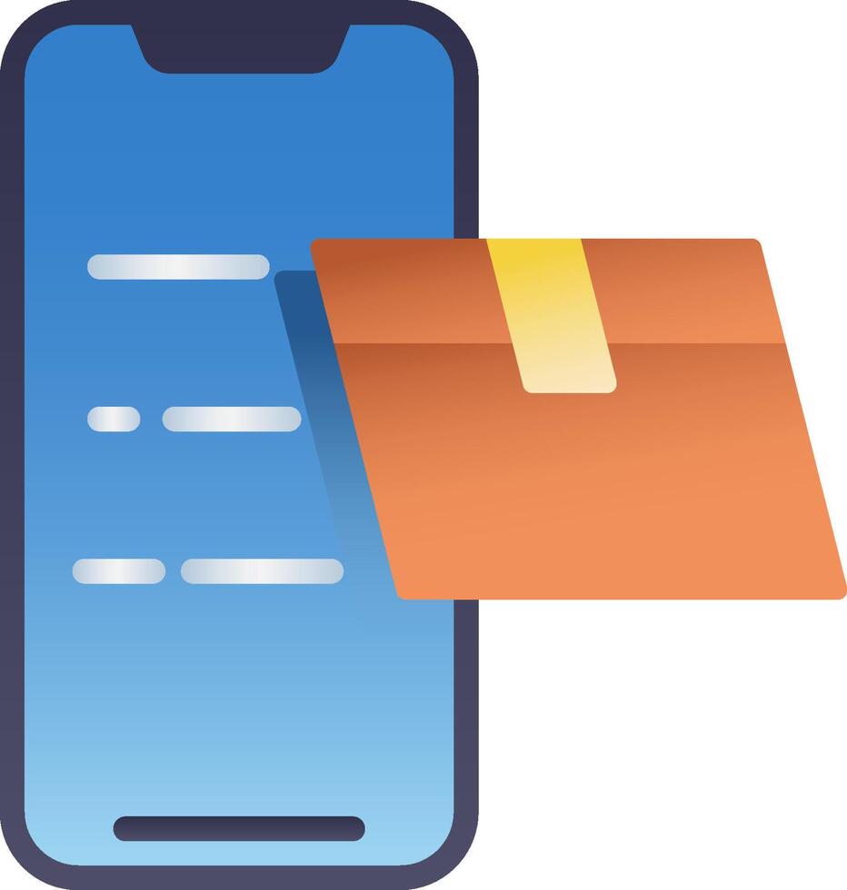 Mobile app for sending and receiving files vector