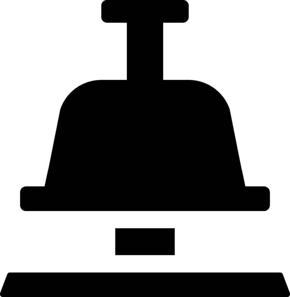 A bell icon on a white background vector