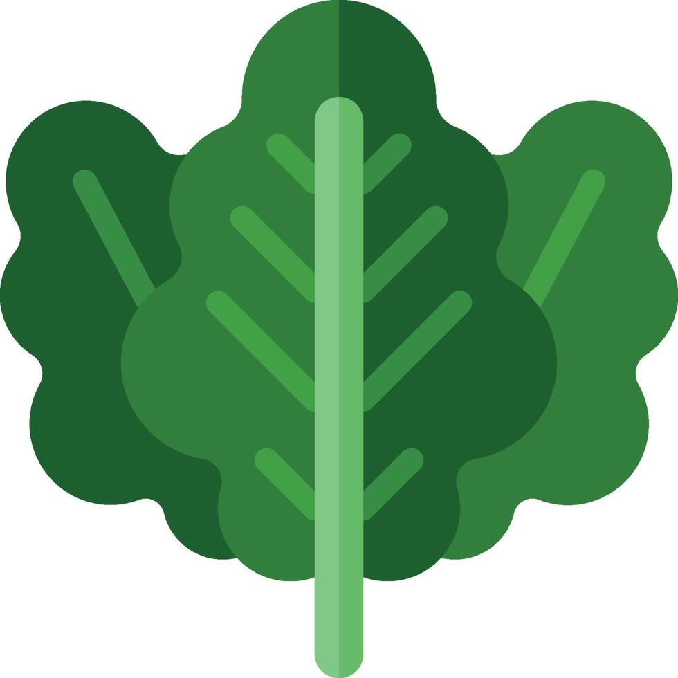 A green leaf icon on a white background vector