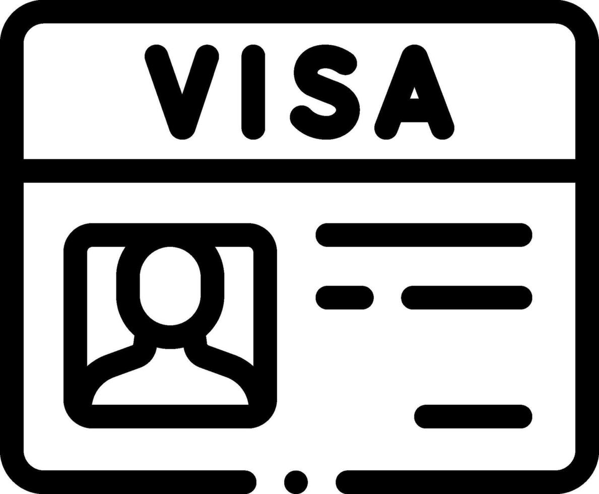 A visa card with a person's face on it vector