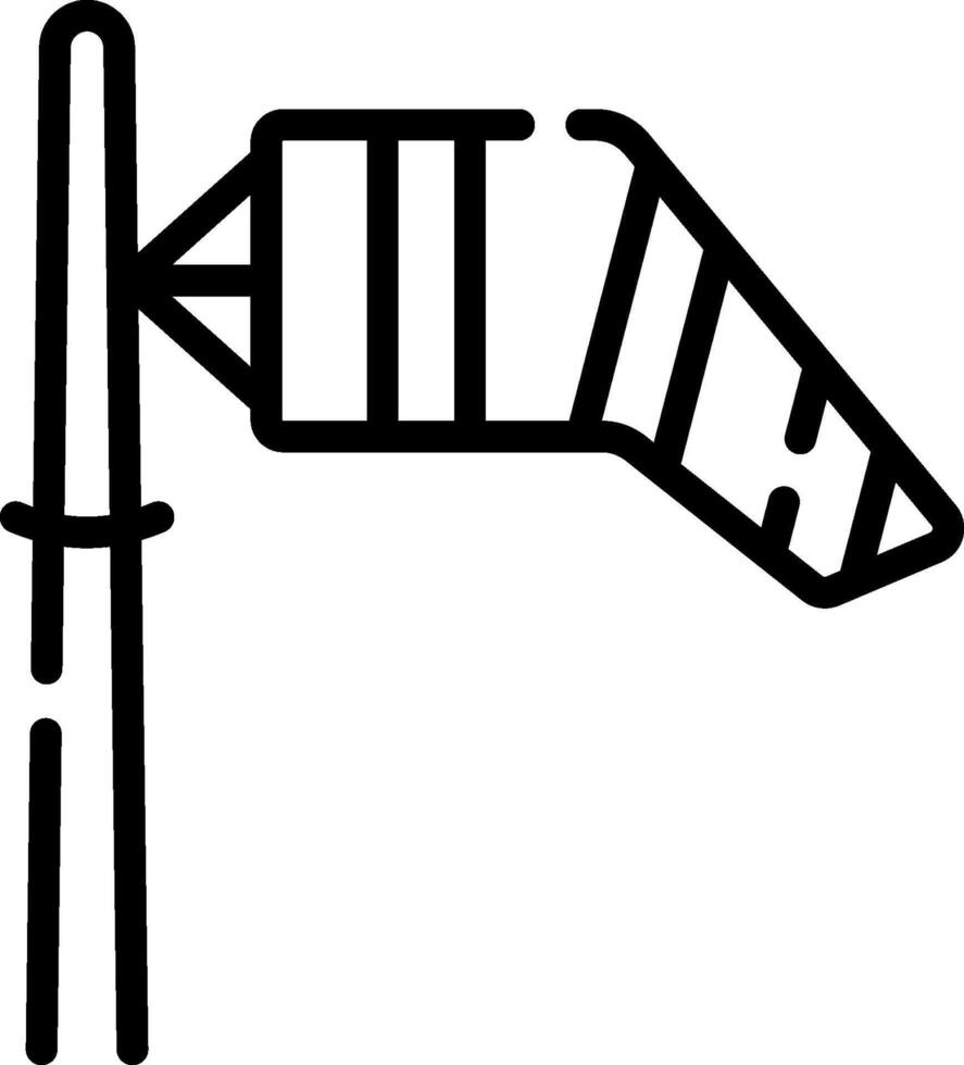 A black and white drawing of a windmill vector