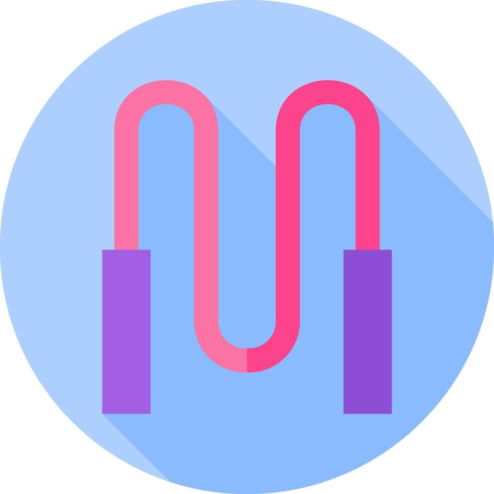 A flat icon of a magnet vector
