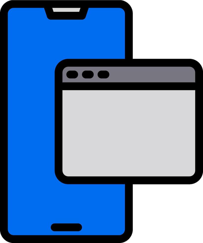 Mobile phone and laptop icon vector