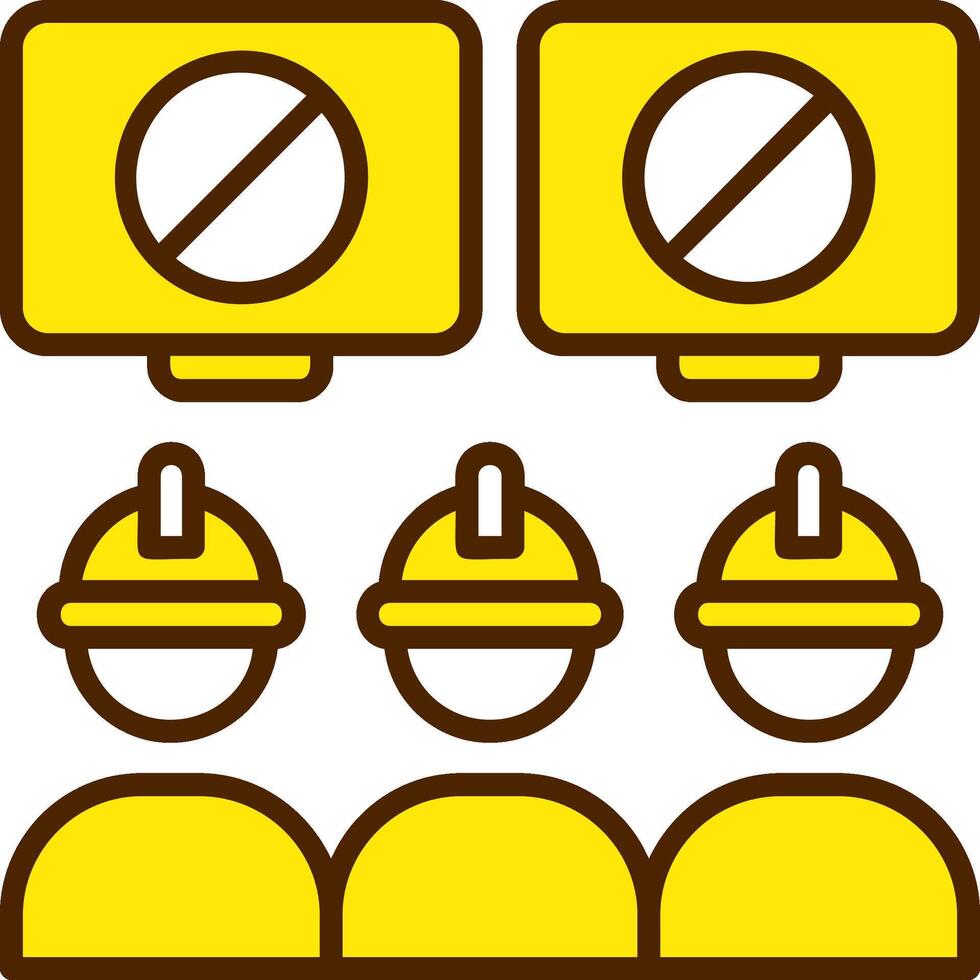 Workers March Icon Design vector
