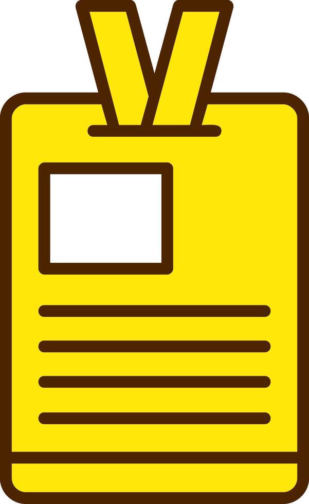 Employee Badge Icon Design vector