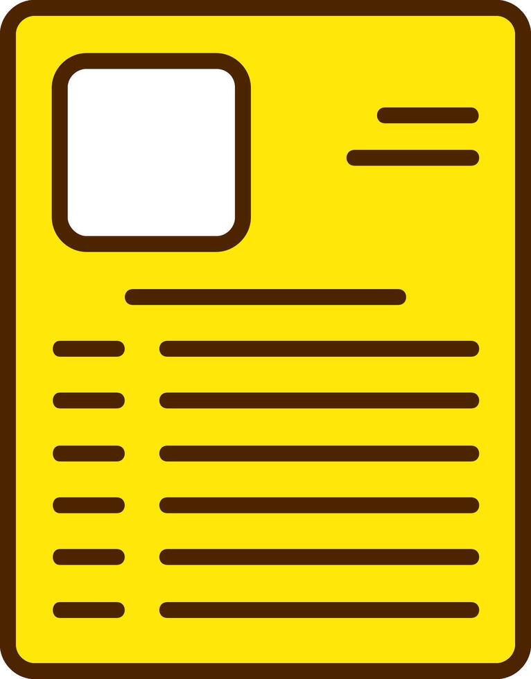 Job Application Form Icon Design vector
