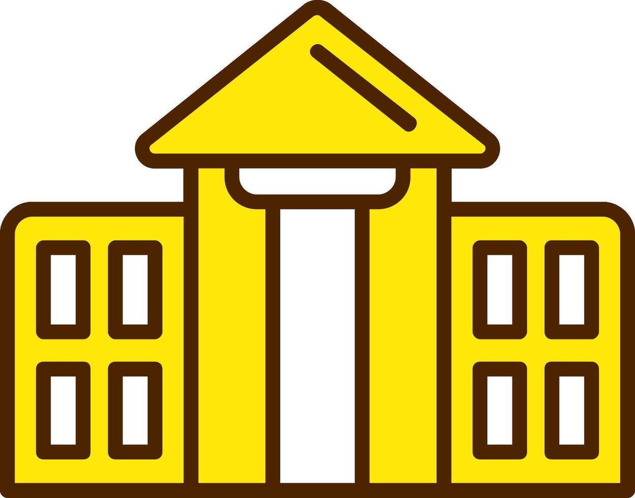 Union Building Icon Design vector