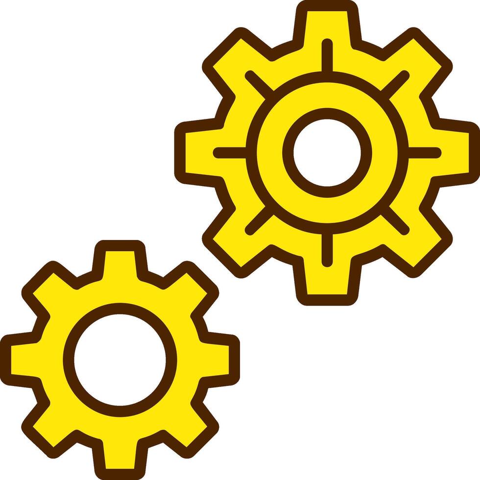 Cogs and Gears Icon Design vector