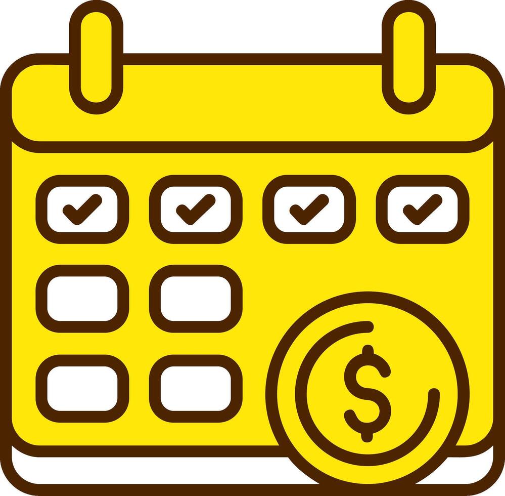 Paid Leave Icon Design vector