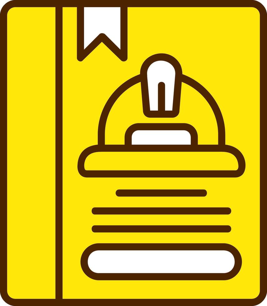 Labor Law Book Icon Design vector