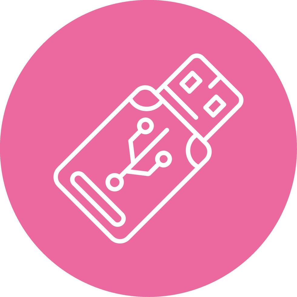 USB Icon Design vector