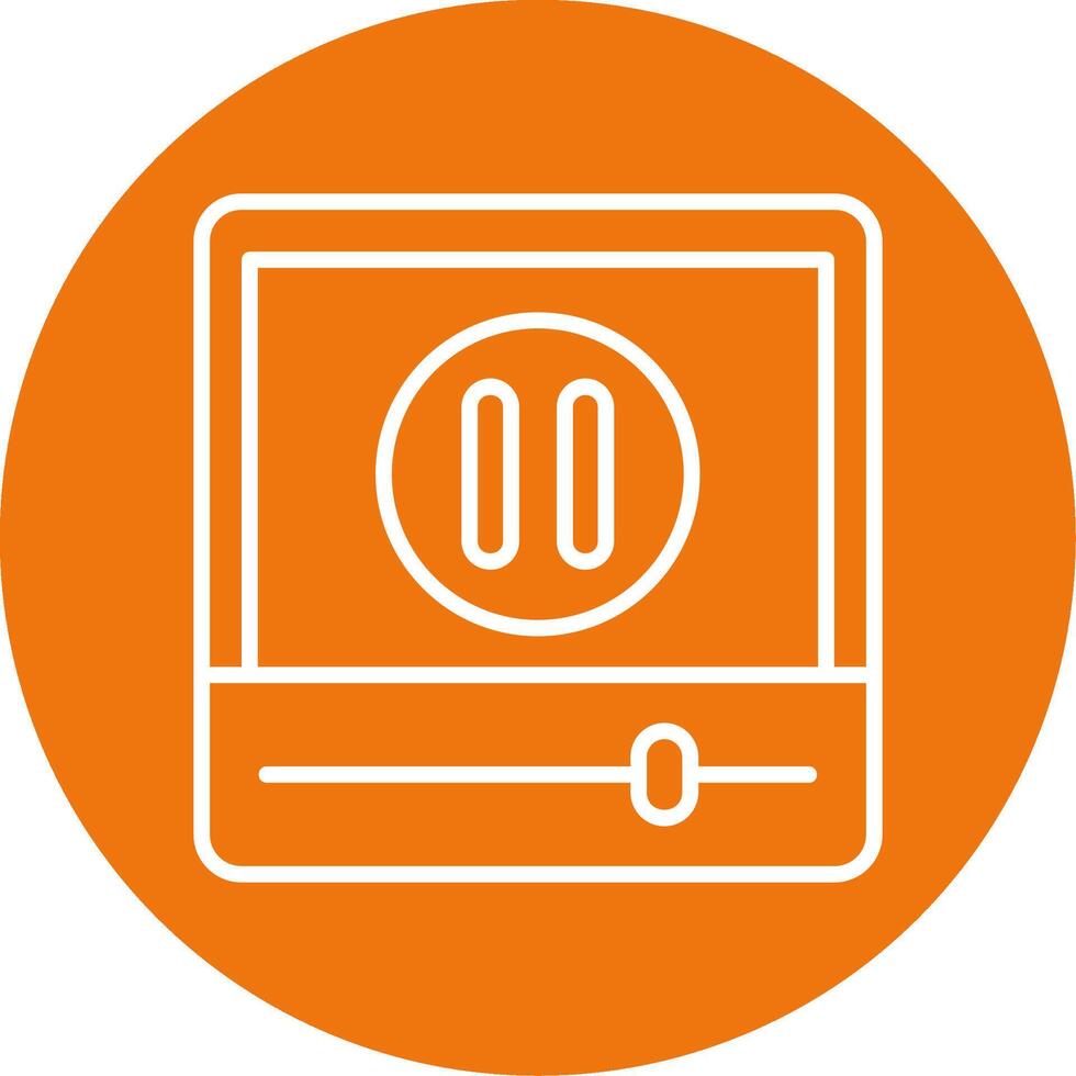 Pause Icon Design vector