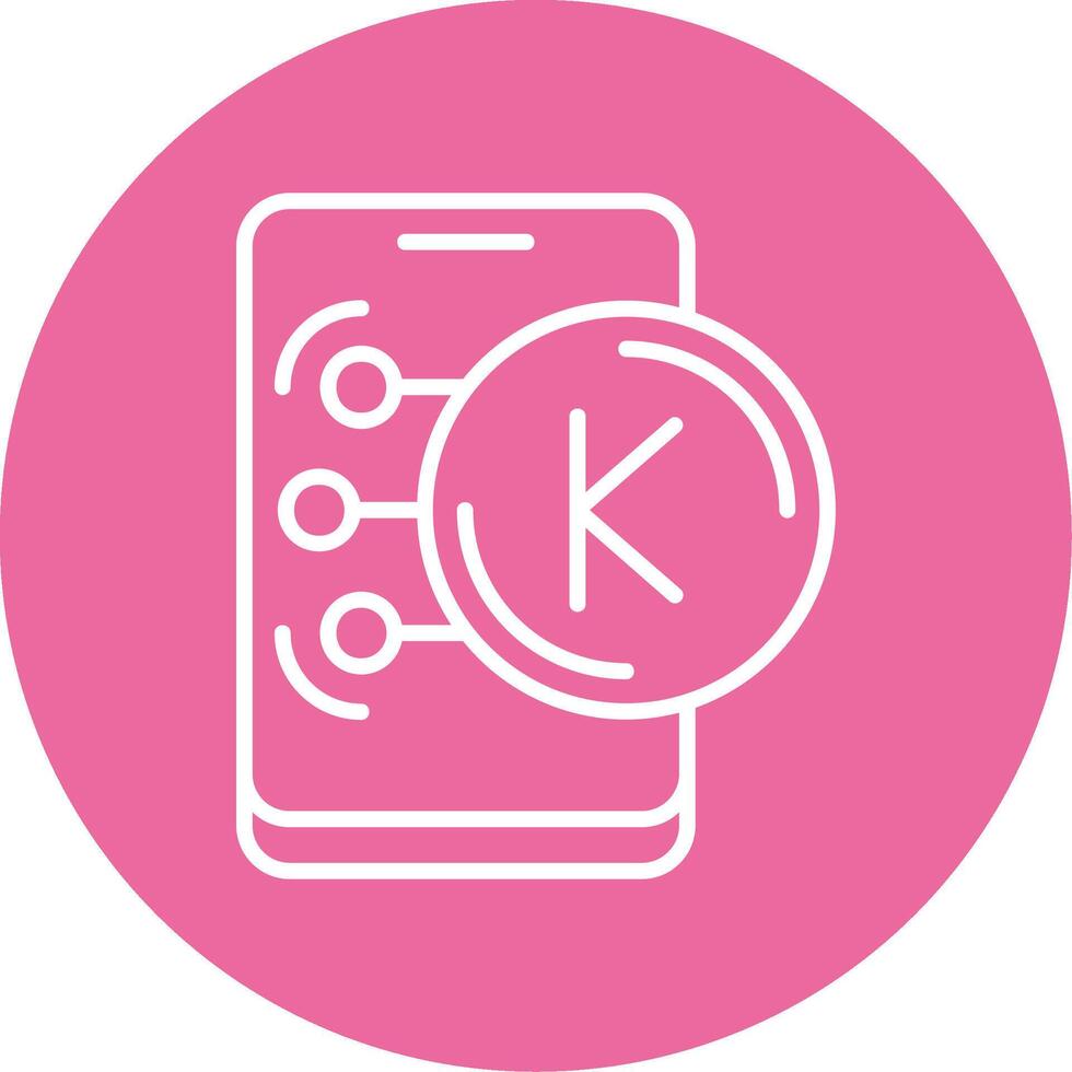 Myanmar Kyat Icon Design Symbpl vector