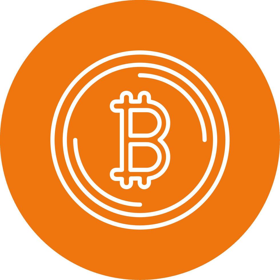 Bitcoin Icon Design vector