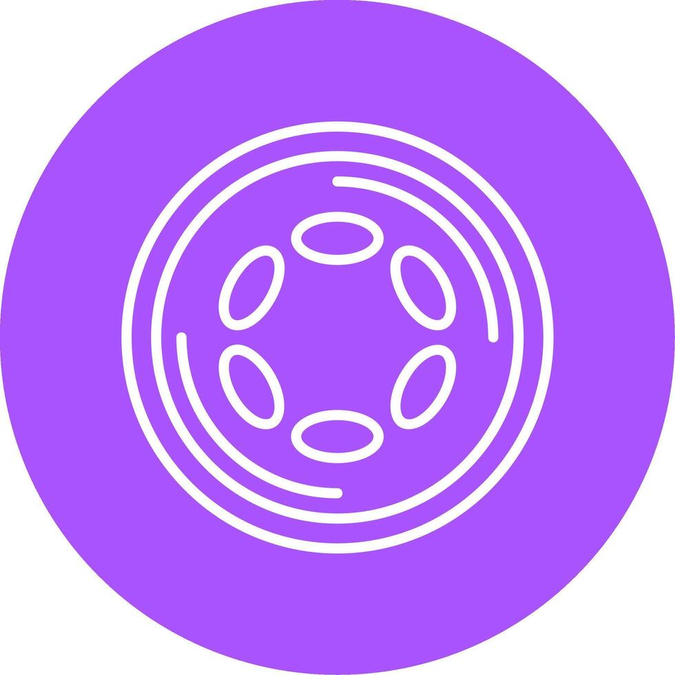 Polkadot Icon Design vector