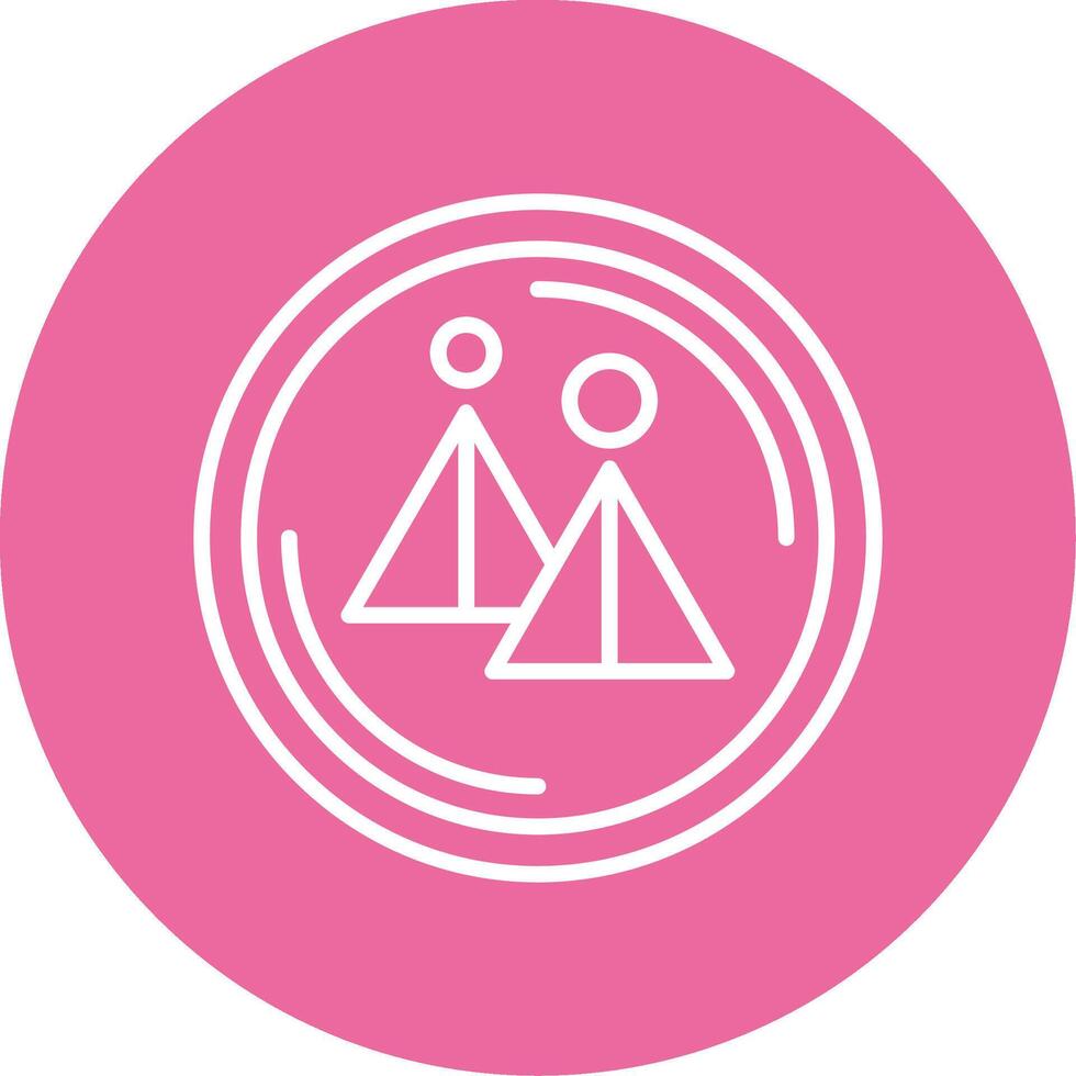 Decentraland Icon Design vector