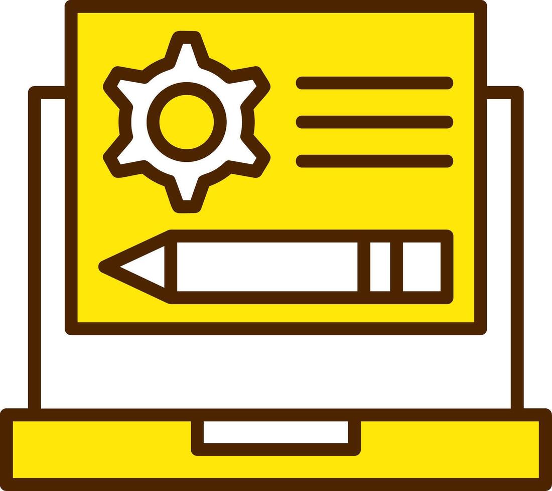 Computer Programing Icon Design Symbol vector