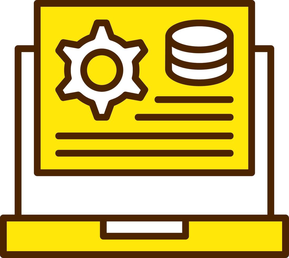 Computer Programing Icon Design Symbol vector