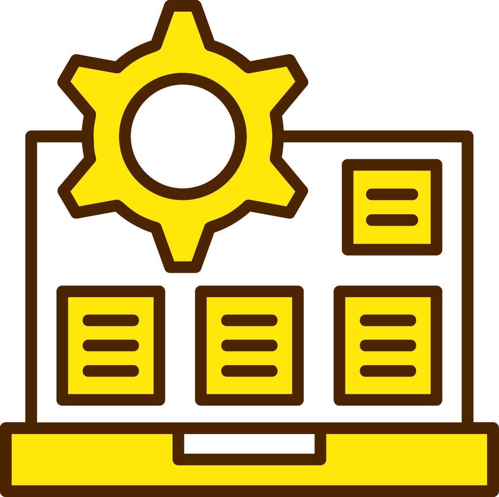 Computer Programing Icon Design Symbol vector