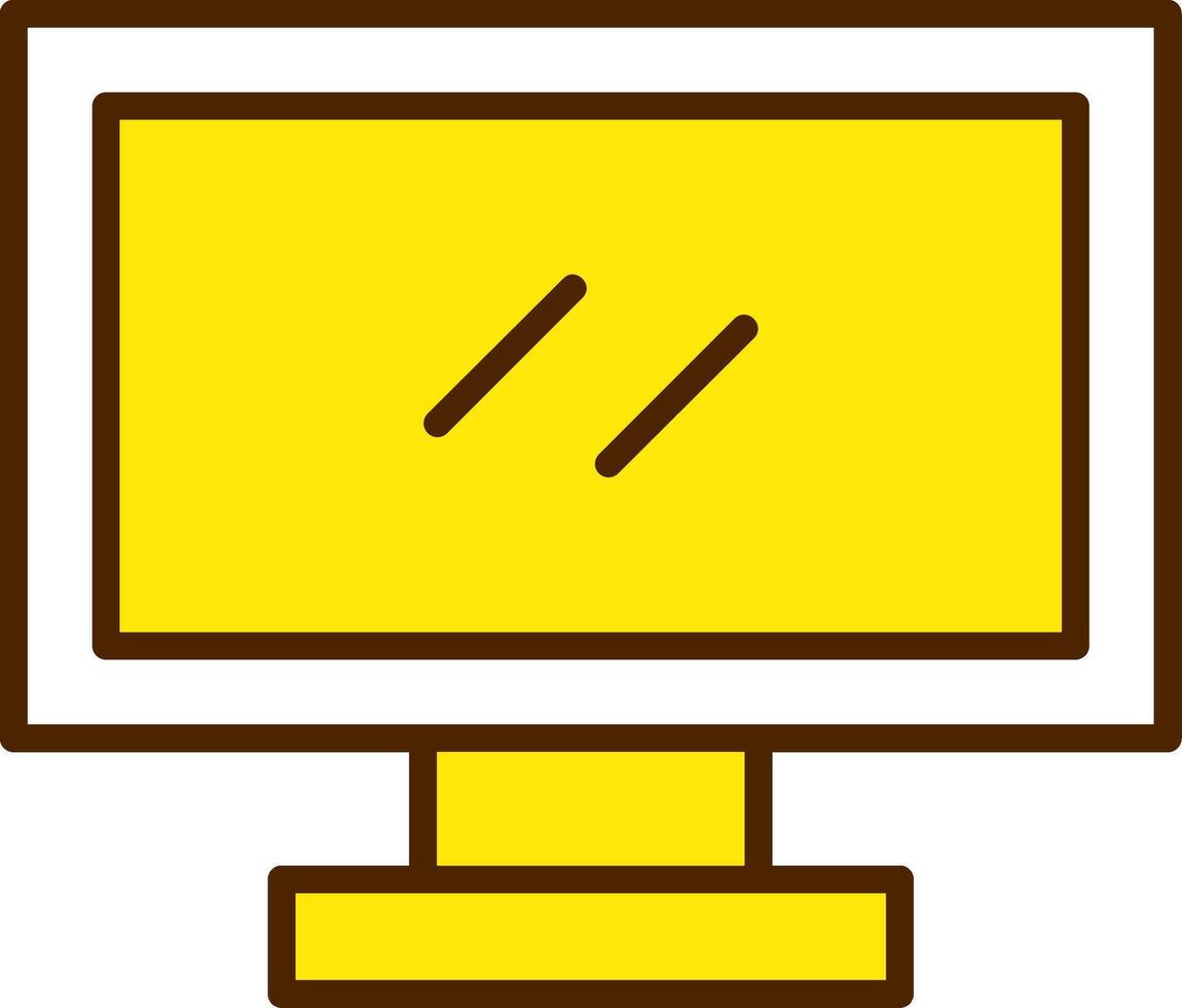LCD Icon Design vector