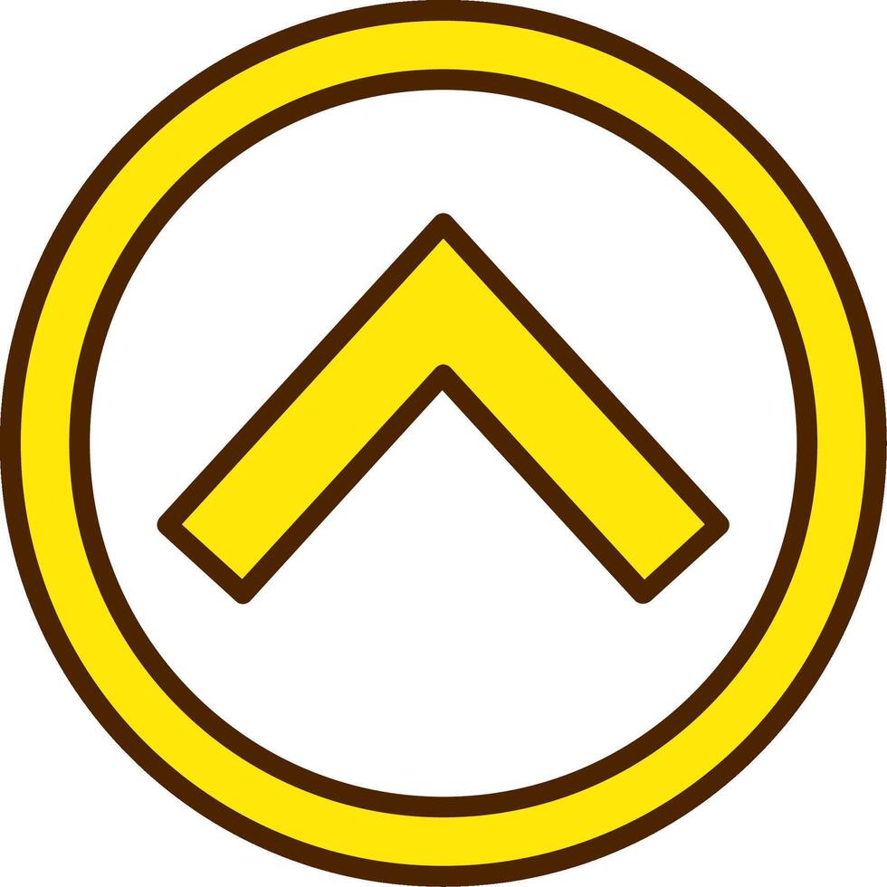 Chevron Up Icon Design vector