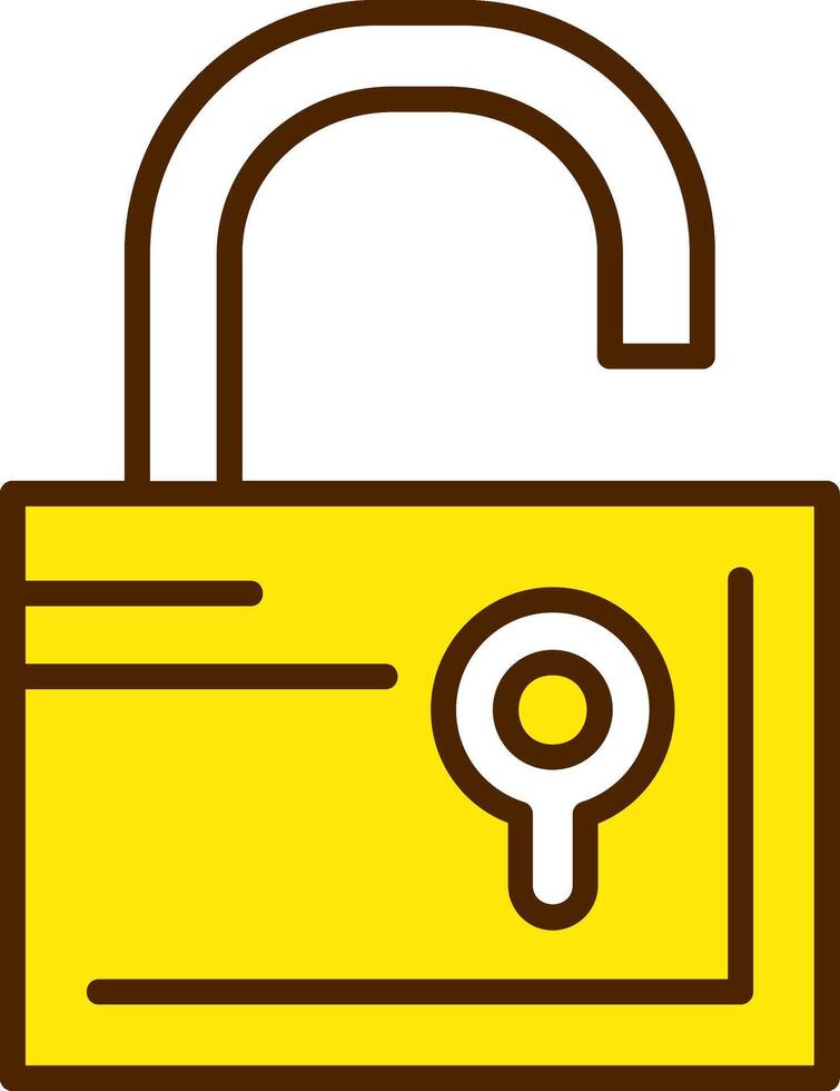 Unlock Icon Design vector